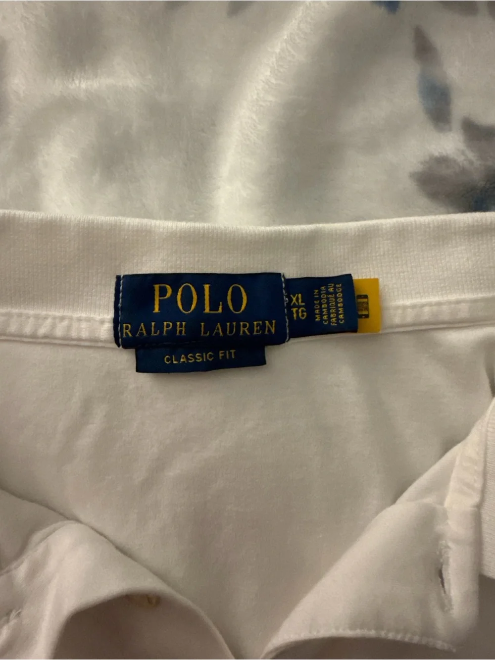 Ralph Lauren White Polo Shirt with Embroidered Pony